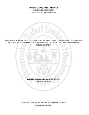 Dimensión Caracterológica René Le Senne