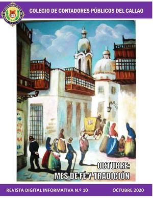 Colegio De Contadores Públicos Del Callao Boletin Octubre 2020