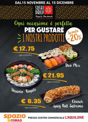 SPAZIO CONAD AQUILONE SUSHI