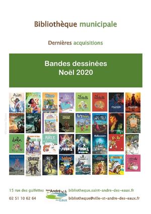 Nouveautés BD, noël 2020