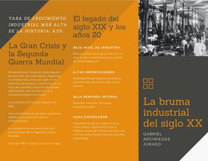 La Industria En El Siglo Xx