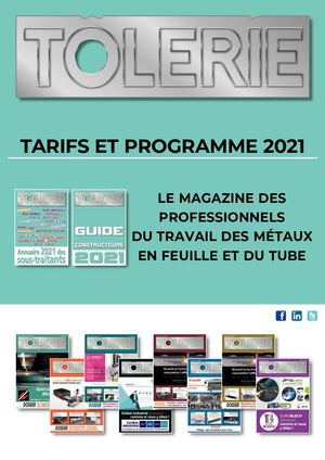 Tôlerie Tarifs 2021 FR