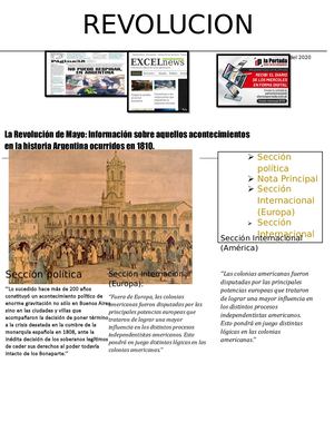 Periodico Digital De La Revolución De Mayo Grupo 7