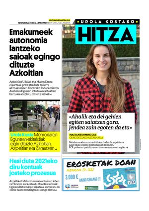 Urola Kostako Hitza 20201111