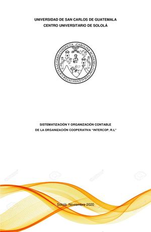 Sistematizacion Y Organizacion Intercop, R L