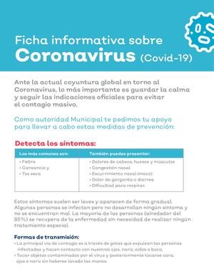 Covid 19 Ficha Informativa