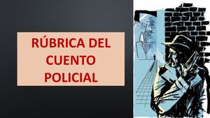 El Cuento Policial Rúbrica De Evaluación