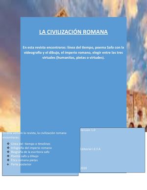 La Civilizacion Romana