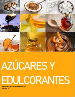 Azucares Y Edulcorantes