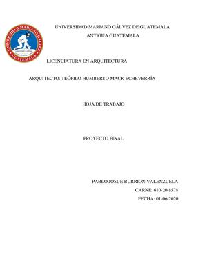 Papelería Para Licencia De Construcción