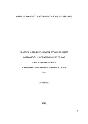Optimización De Recursos Administrativos