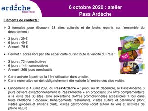Bilan Atelier Pass Ardeche 06 10 20