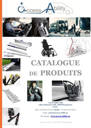 Catalogue Produits Personnes Mobilité Réduite