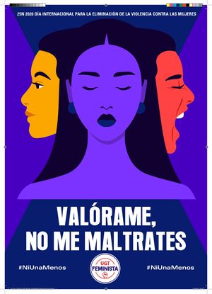 Cartel Contra Violencia De Genero 2020 Castellano Br