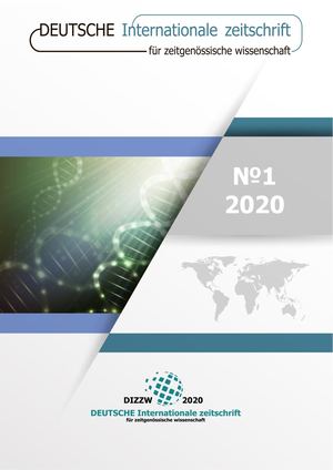 Deutsche Internationale Zeitschrift Für Zeitgenössische Wissenschaft №1 2020