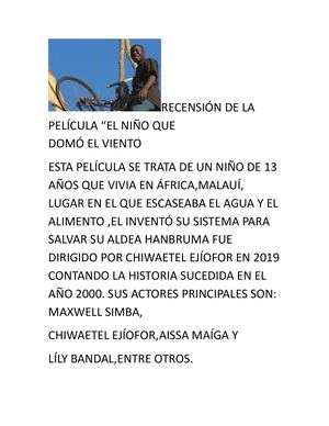 El Niño Que Domino El Viento