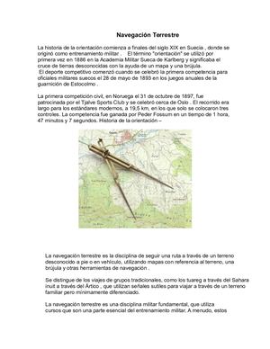 Navegacion Terrestre