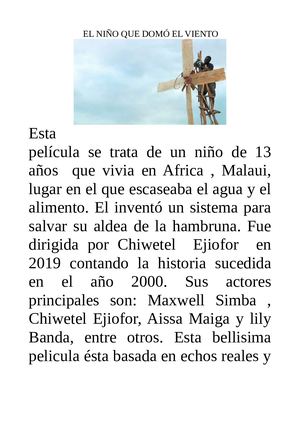 El Niño Que Domo El Viento