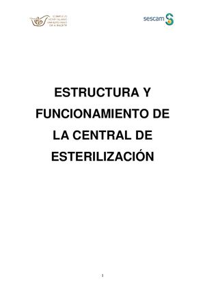 Central De Equipos Y Esterilización