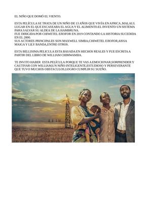 El Niño Que Domó El Viento