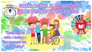 Semana Nacional de los Derechos de las personas con discapacidad