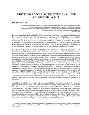 1 - PEI Colegio de La Bici (IED)