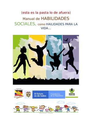 Habilidades Sociales, Manual