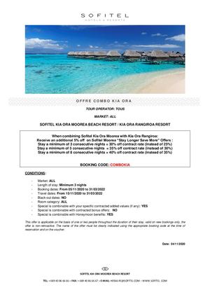 SOFITEL KIA ORA MOOREA COMBO