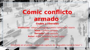 Cómic conflicto armado