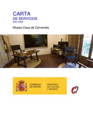 Carta de Servicios del Museo Casa Cervantes