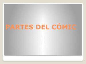 Partes Del Cómic