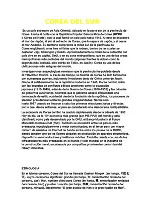 Corea Del Sur