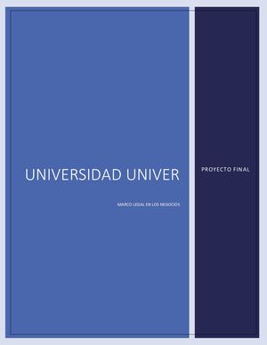 Proyecto Final Completo Marco Legal Pdf