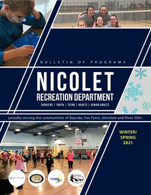 2021 Nicolet Recreation Department Winter/Spring Bulletin