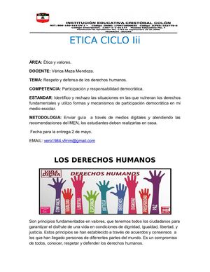 Guía respeto y defensa de los derechos humanos