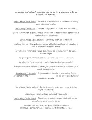 Los Colores De La Amistad