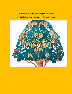 Imitemos El áRbol Genealógico De Gabo