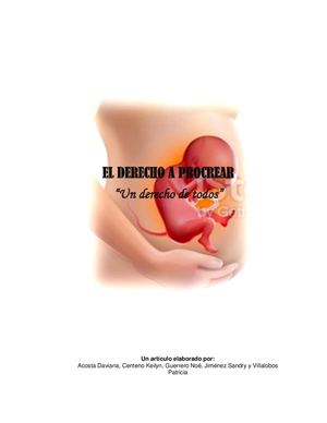 El Derecho A La Procreacion