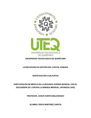 Participación De México En La Segunda Guerra Mundial Con El Escuadrón 201 Contra La Armada Imperial Japonesa (1945)