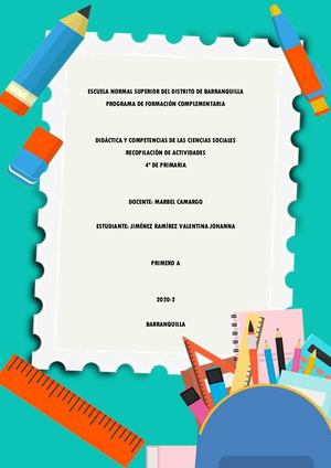 Recopilación De Actividades Sociales