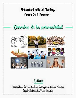 Derechos De La Personalidad