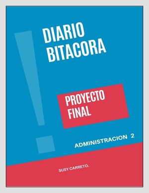 Proyecto Bitacora Administracion Ii