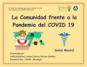 Cartilla Sentido De Comunidad