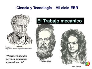 Trabajo mecánico. Nivel básico.