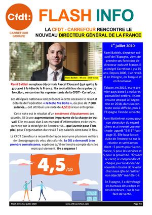 Flash Info Du 2 Juillet 2020