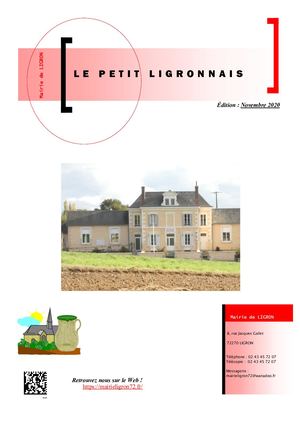 Le Petit Ligronnais Novembre 2020