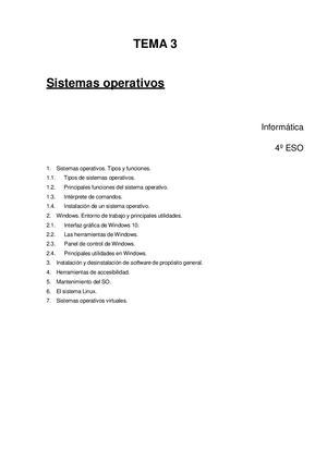 Tema 1 Sistemas Operativos