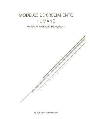 Modelos De Crecimiento Humano