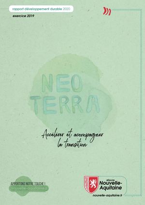 Néo Terra - Rapport développement durable 2019