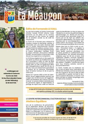La Méaugon Bulletin Municipal Octobre N°250 (2)